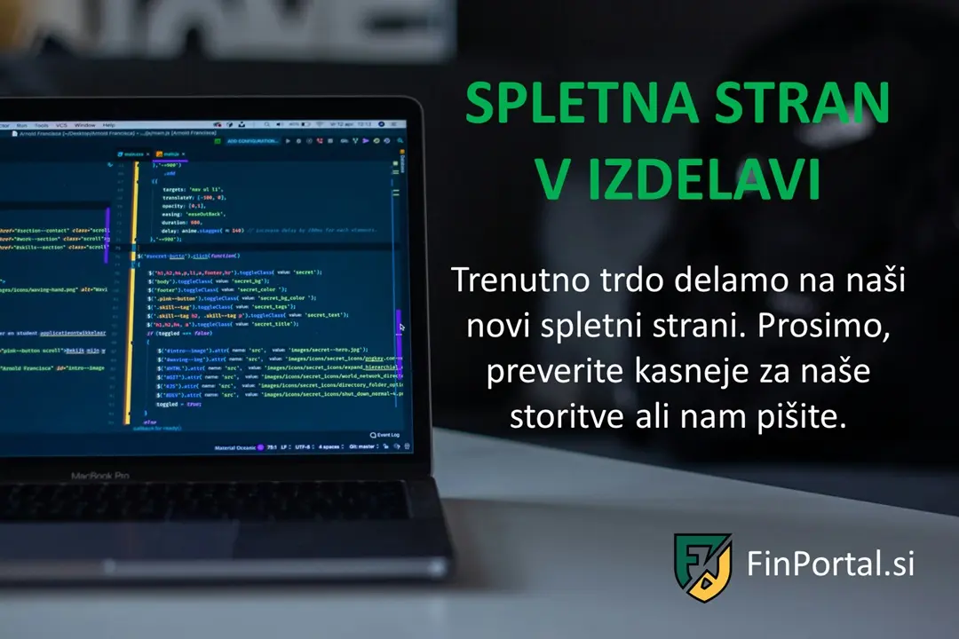 FinPortal.si – spletna stran v izdelavi